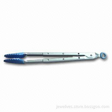 Silicone Kitchenware/Silicone Kitchen Tong with Stainless Steel Handle